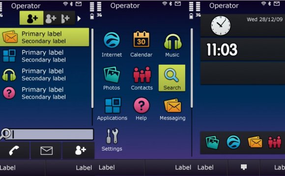 Symbian 3 screenshots