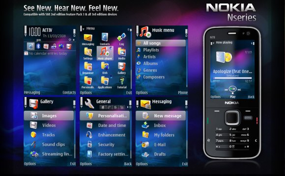 Nokia N series themes